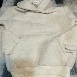 TALENTLESS Cream Sherpa Pullover